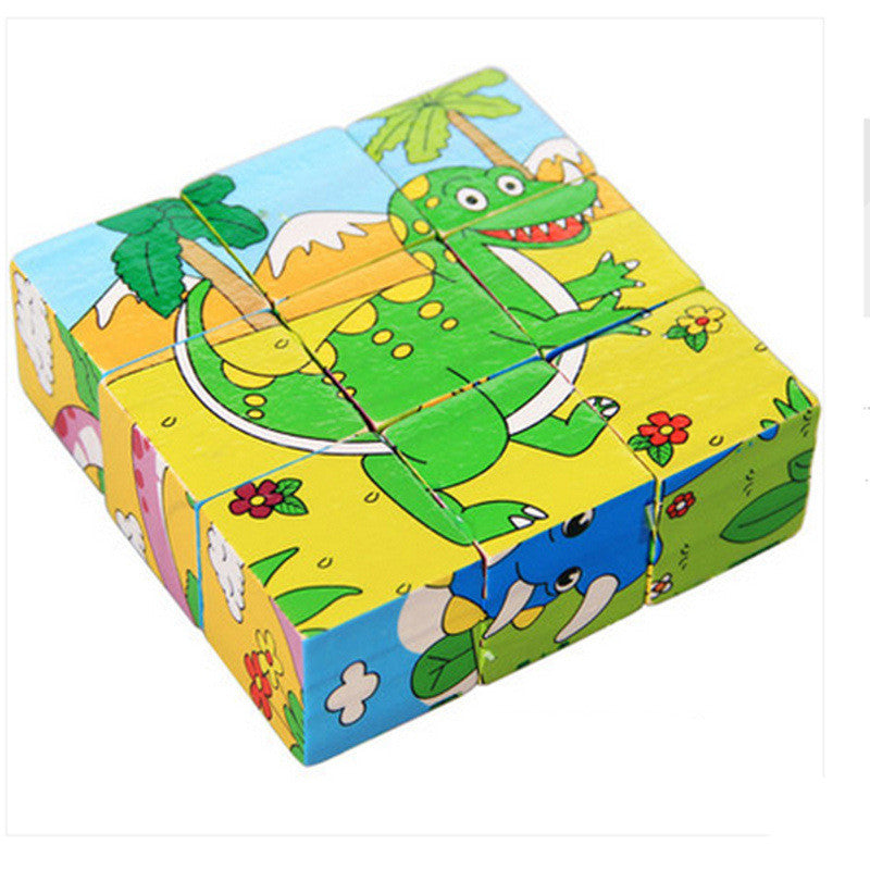 Puzzle 3D en Cube en Bois