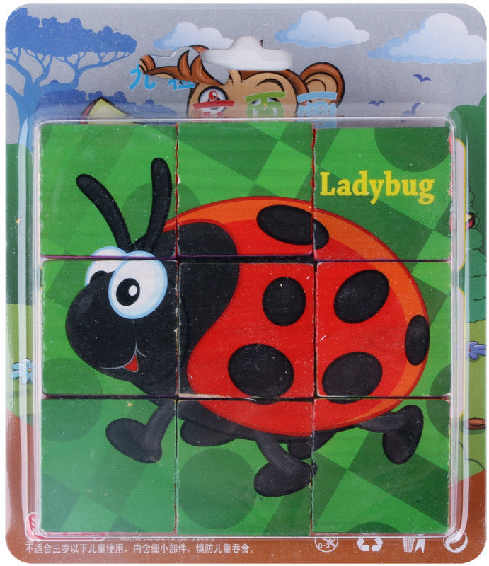 Puzzle 3D en Cube en Bois