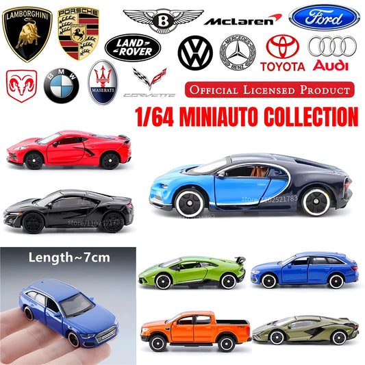 Lamborghini Huracan, Acura NSX, Peugeot RCZ, Audi R8, Bugatti Chiron - Collection de Voitures Miniatures pour Enfants et Amateurs
