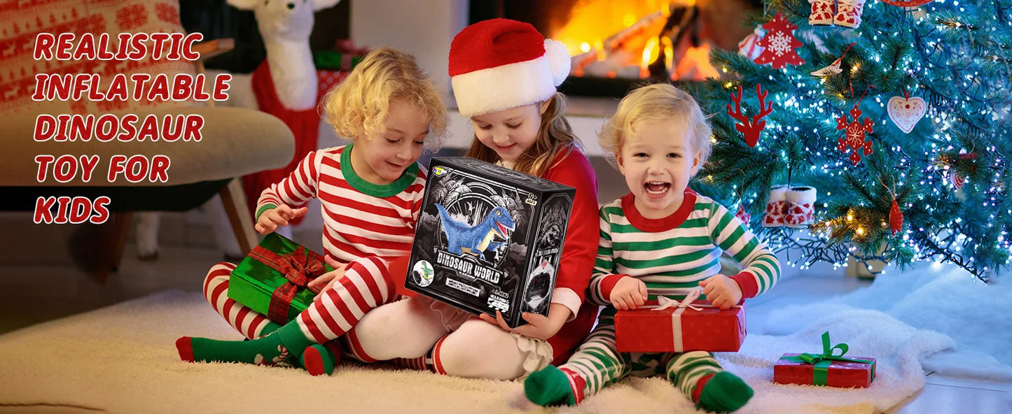 Jouet Dinosaure Gonflable Télécommandé 2,4 GHz