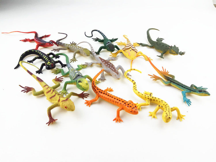 Lot de Petites Figurines de Reptiles