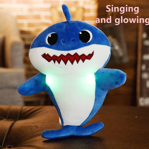 Petit Requin en Peluche Musical et Lumineux