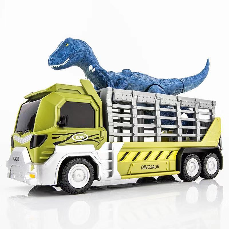 Camion de Transport avec Dinosaure Réaliste