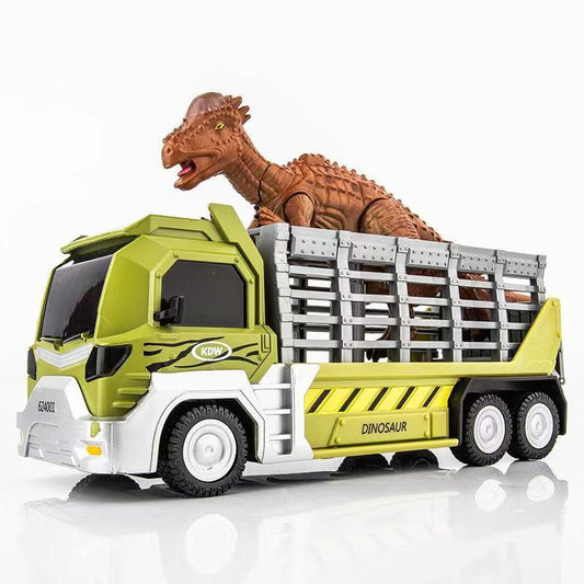 Camion de Transport avec Dinosaure Réaliste