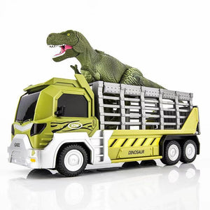 Camion de Transport avec Dinosaure Réaliste