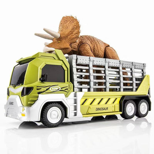 Camion de Transport avec Dinosaure Réaliste