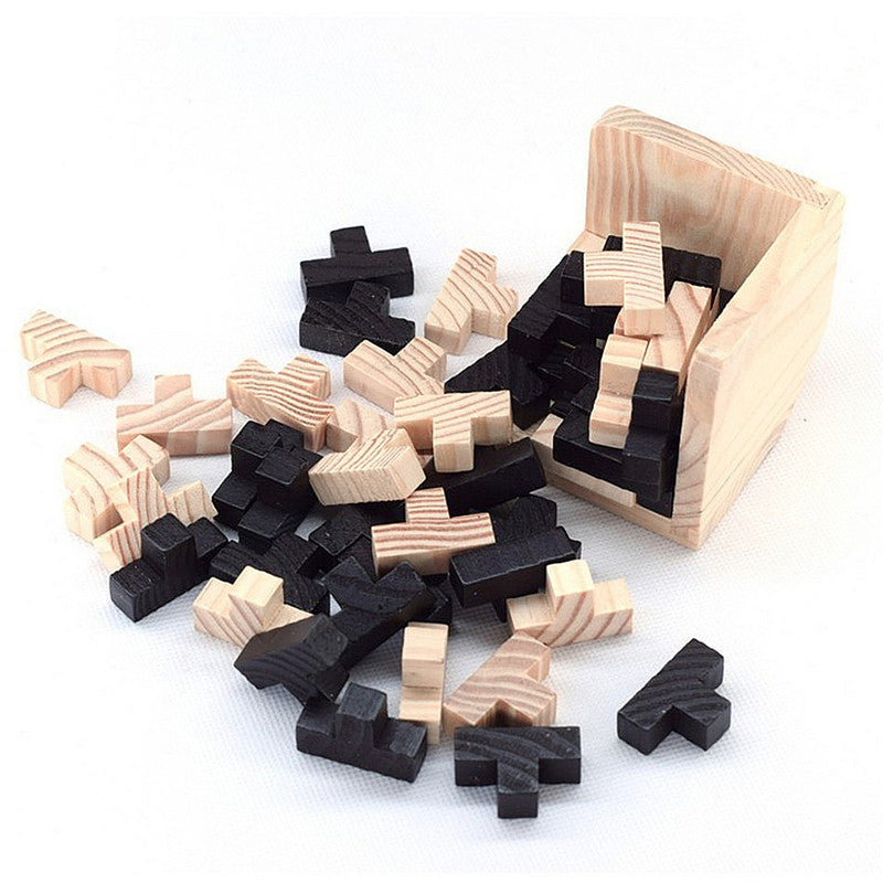 Puzzle 3D en Bois Interconnecté