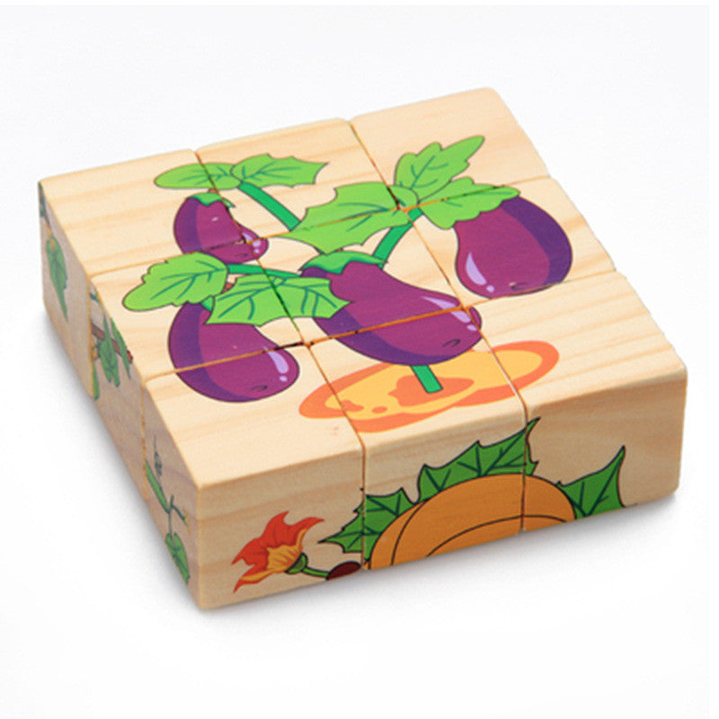 Puzzle 3D en Cube en Bois