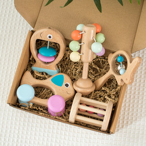 Jouets d'Eveil en Bois de Hêtre