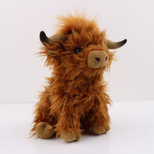 Peluche Vache Highland Écossaise