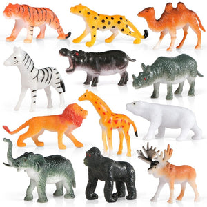 Ensemble de Figurines d'Animaux d'Afrique