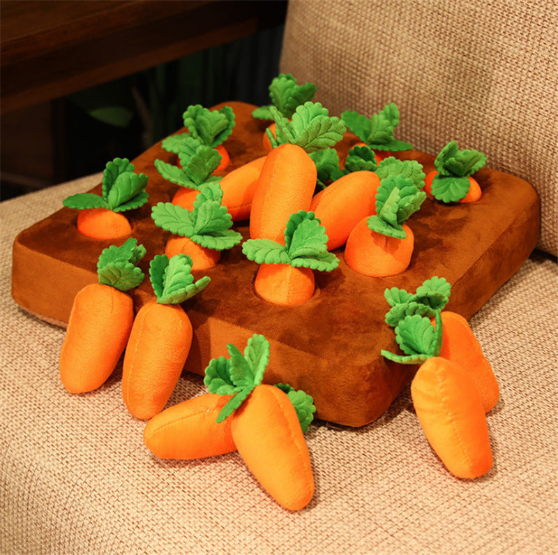 Récolte de Carottes en Peluche