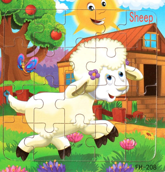 Puzzle en Bois - Jouet Casse-tête Éducatif