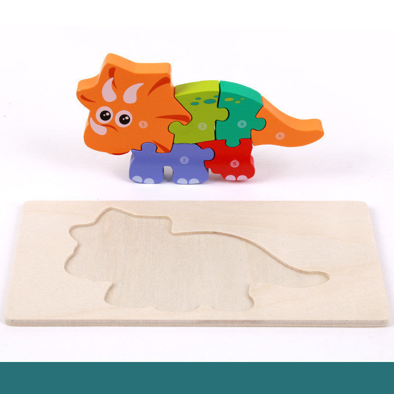 Puzzle Animaux 3D en Bois