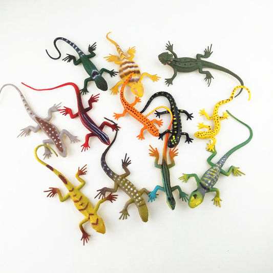 Lot de Petites Figurines de Reptiles