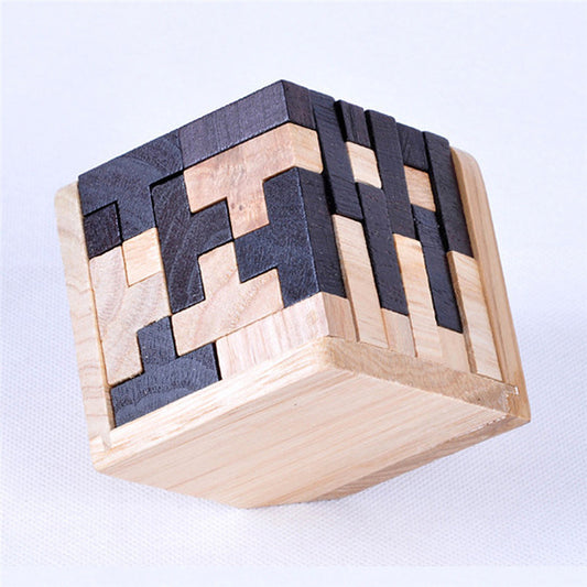 Puzzle 3D en Bois Interconnecté