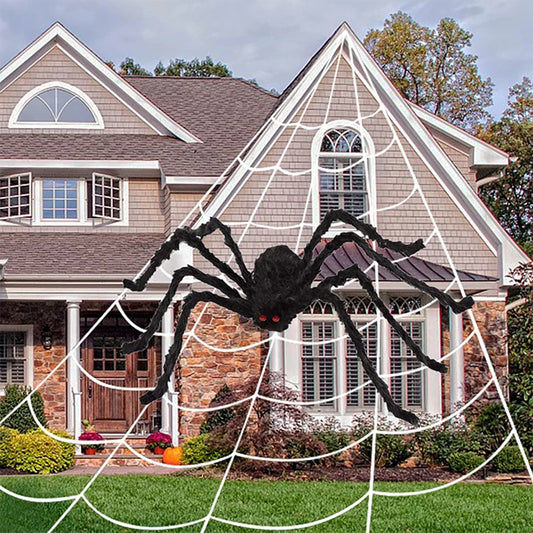 Araignée Géante en Peluche pour Halloween