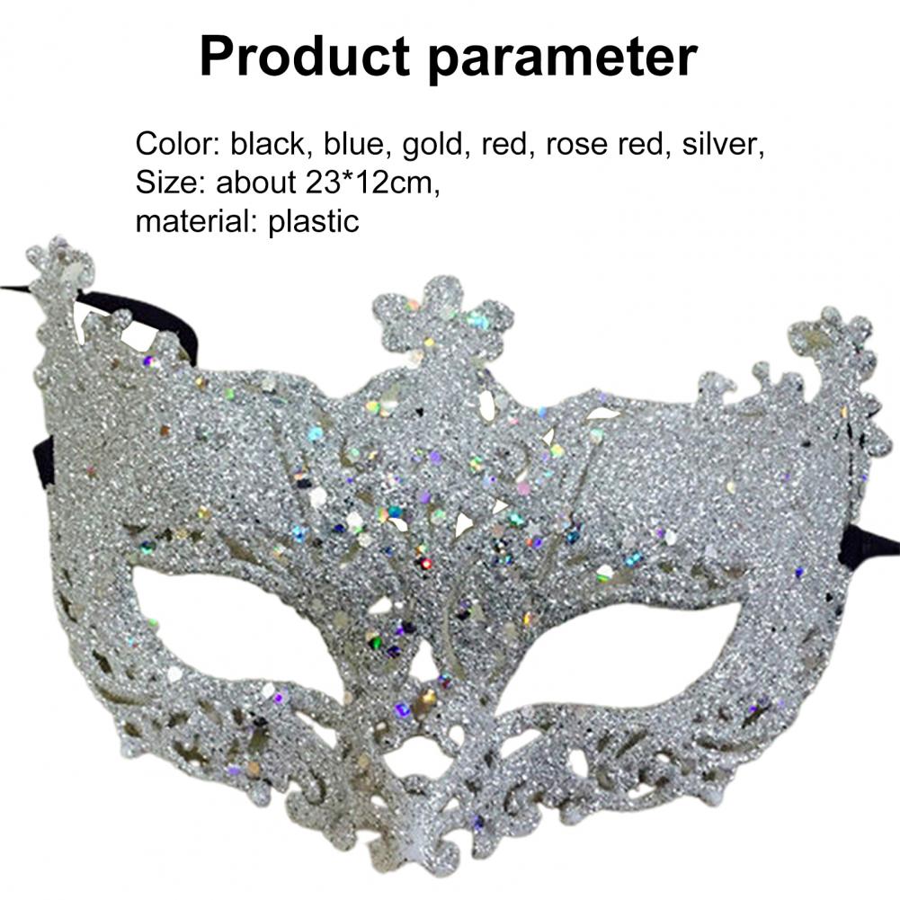 Masque à Paillettes - Accessoire de Mascarade Étincelant