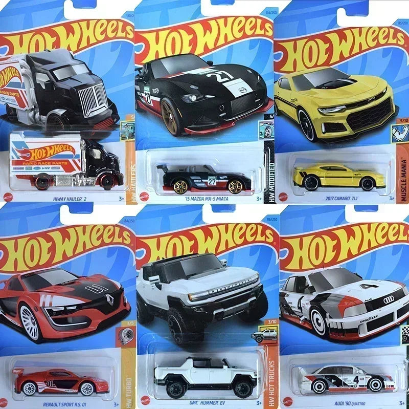 Voiture Hot Wheels Originale 1/64 – Modèles Audi, Porsche, Camaro, Dodge, Ford, Mazda, Bentley