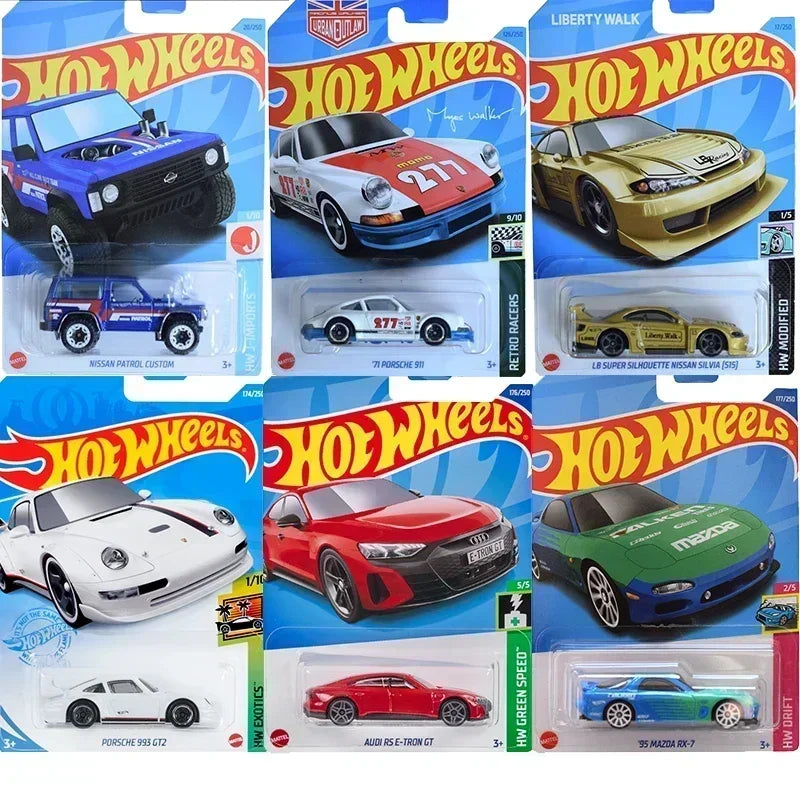 Voiture Hot Wheels Originale 1/64 – Modèles Audi Ford GT Porsche Nissan BMW Lamborghini