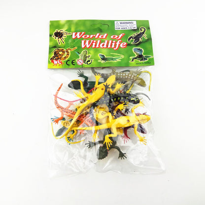 Lot de Petites Figurines de Reptiles