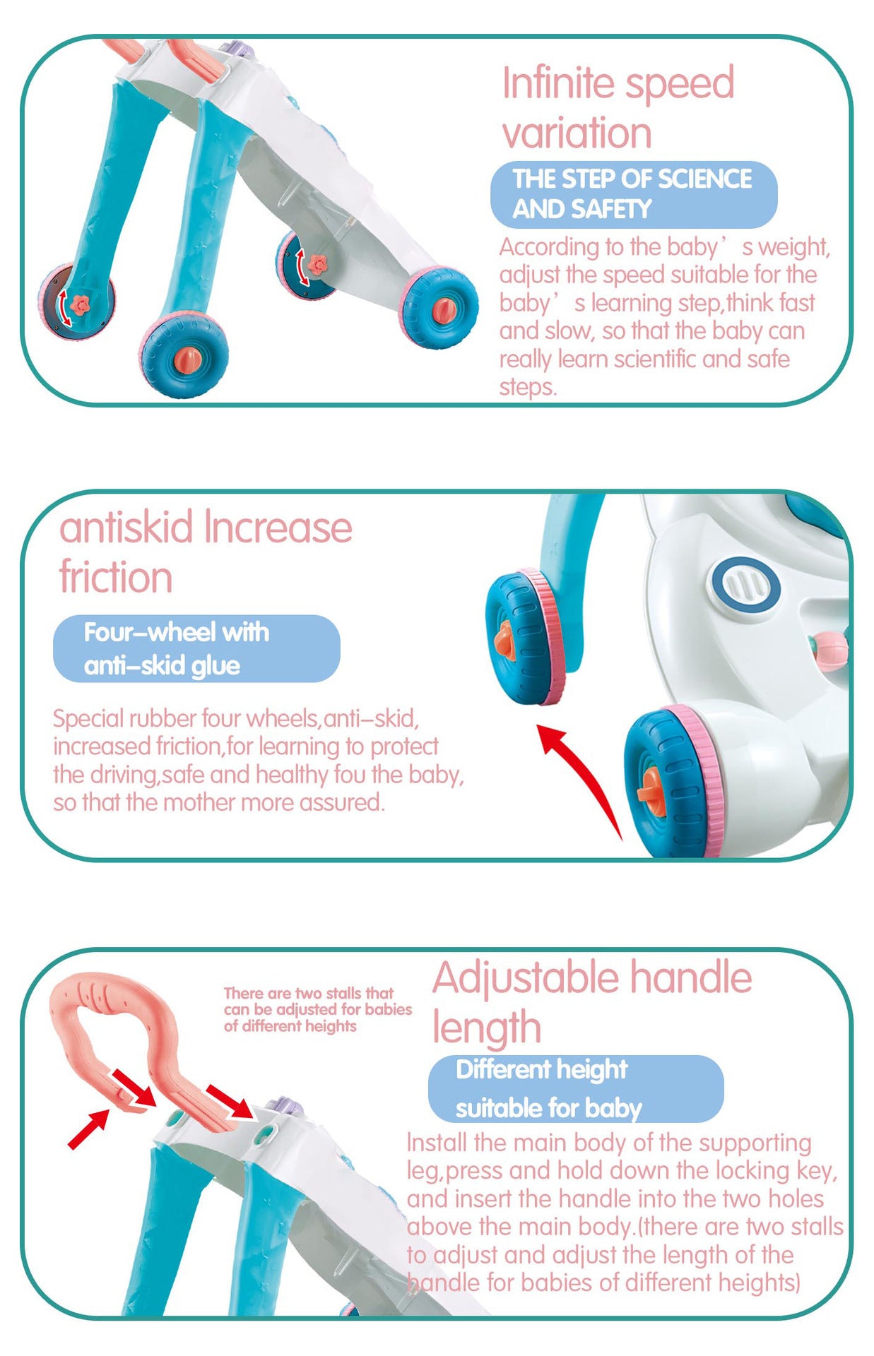 Trotteur Jukebox pour apprendre à marcher