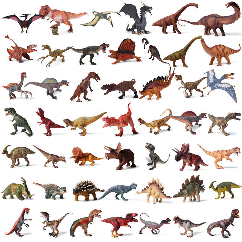 Lot de Petites Figurines de Dinosaures