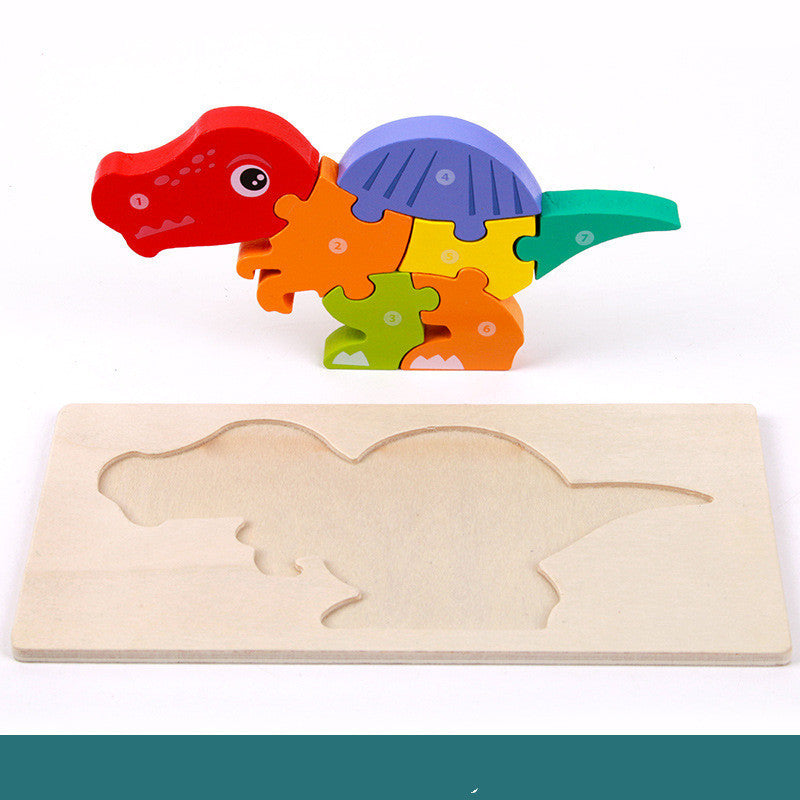 Puzzle Animaux 3D en Bois